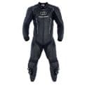 Oxford Stradale Men's 1 Piece Leather Motorcycle Motorbike Race Suit Black